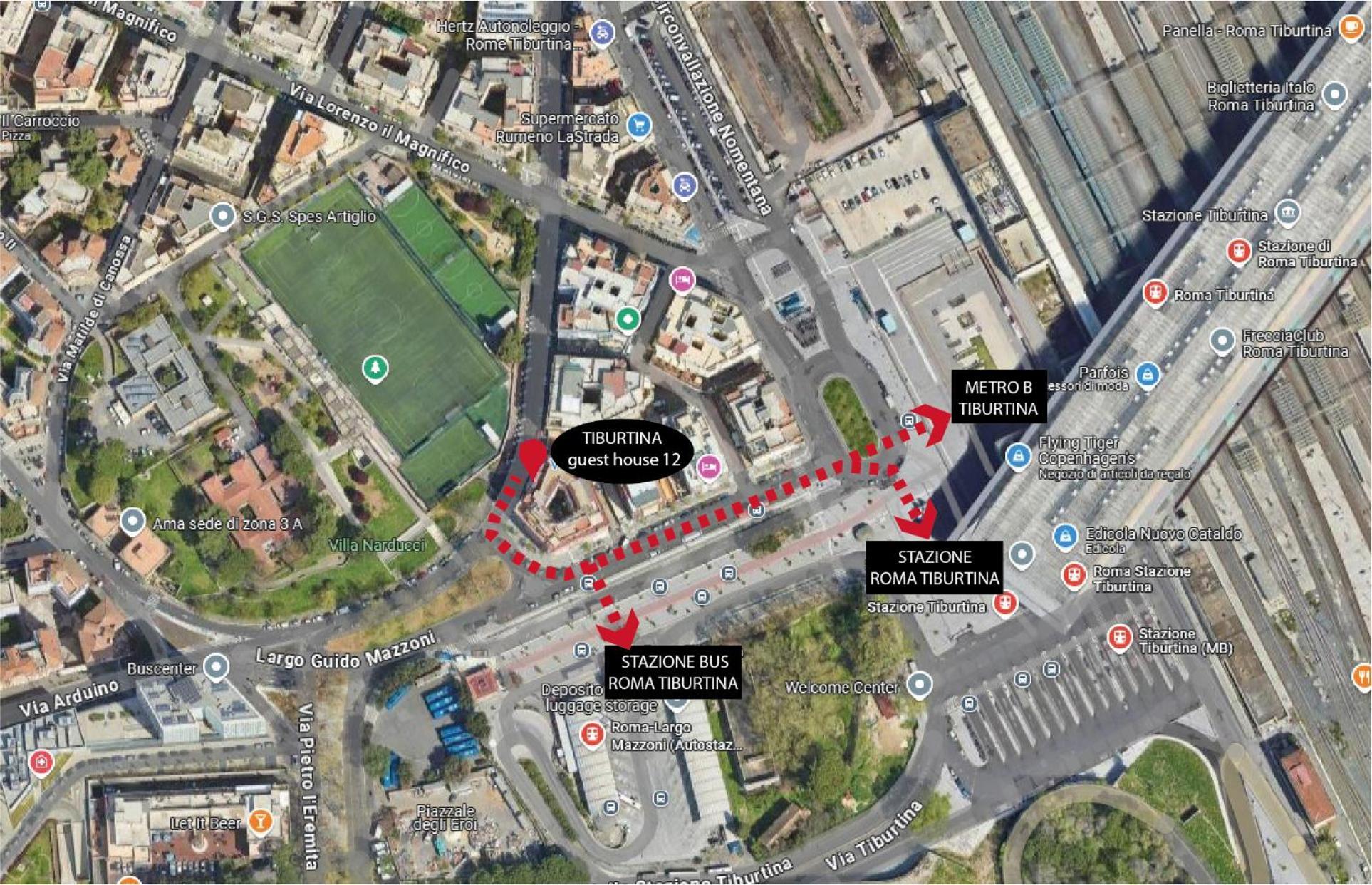 Apartamento Tiburtina Guest House12 - 50m Stazione